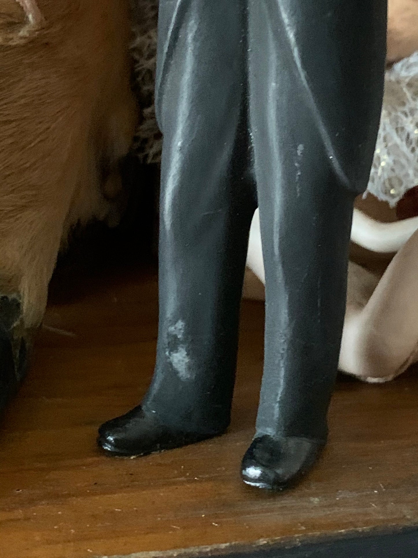 Vintage porcelain groom figure