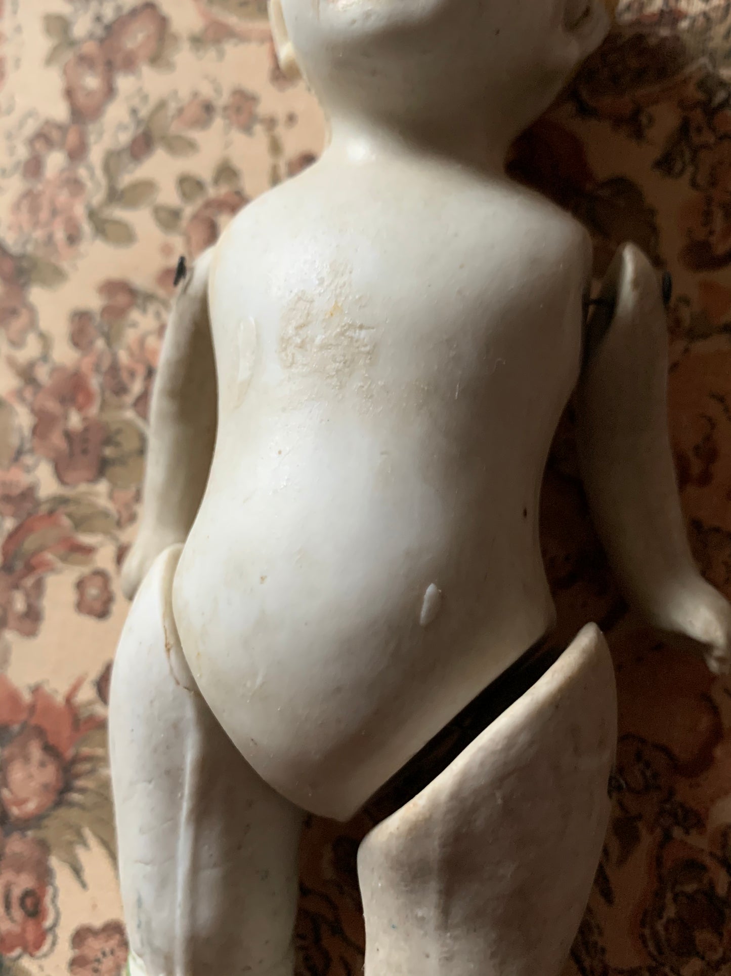 Antique bisque porcelain jointed doll