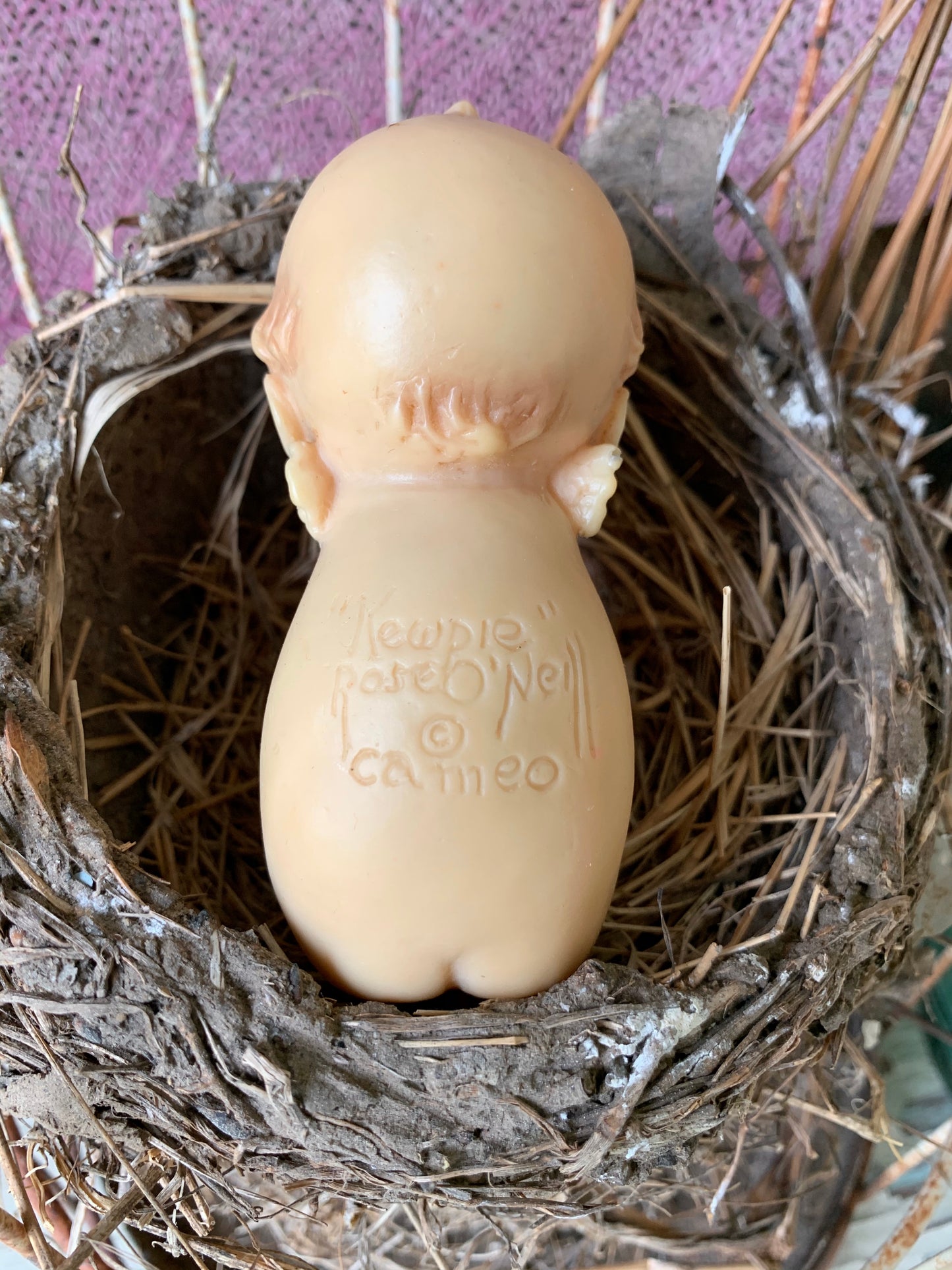 Vintage mini Rose Oneill rubber squeak toy kewpie