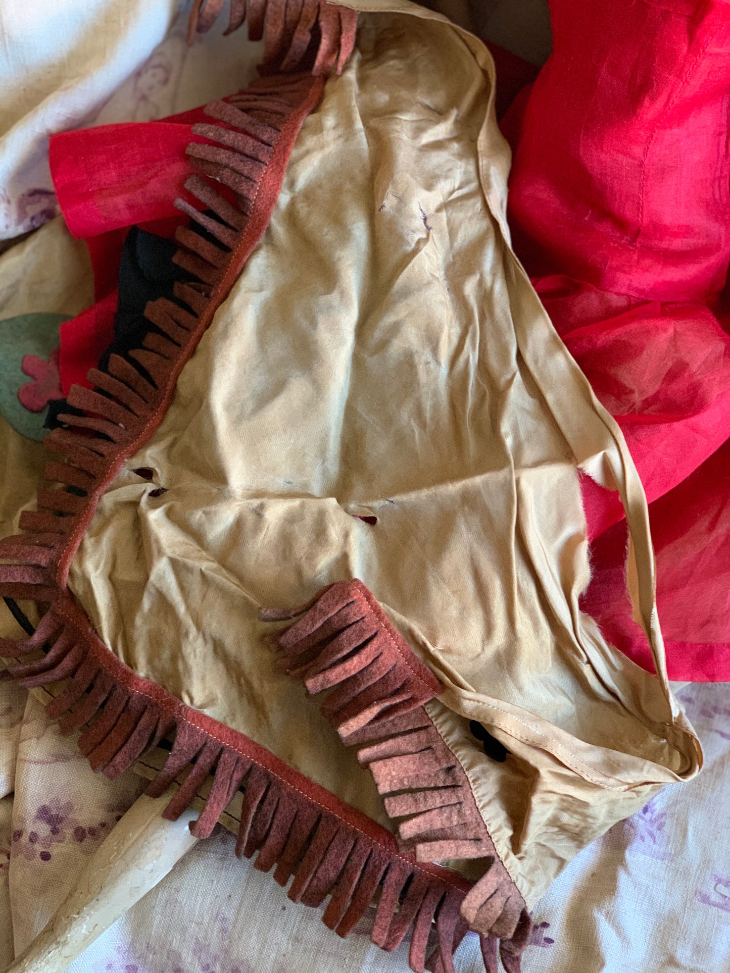 Antique boudoir doll old French flapper doll