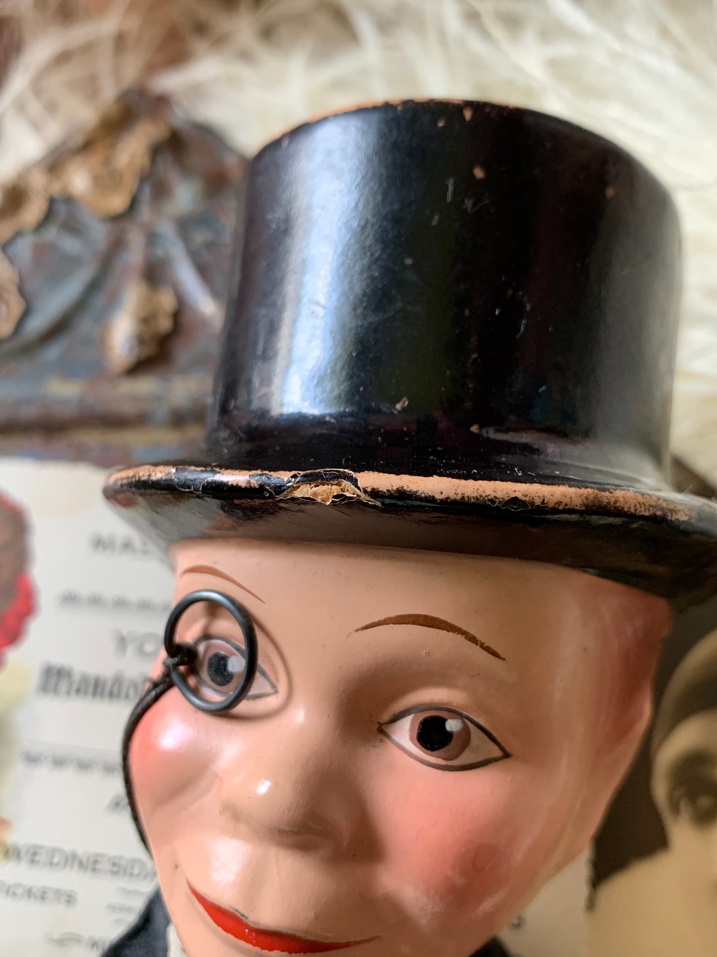 Vintage Charlie McCarthy hand puppet