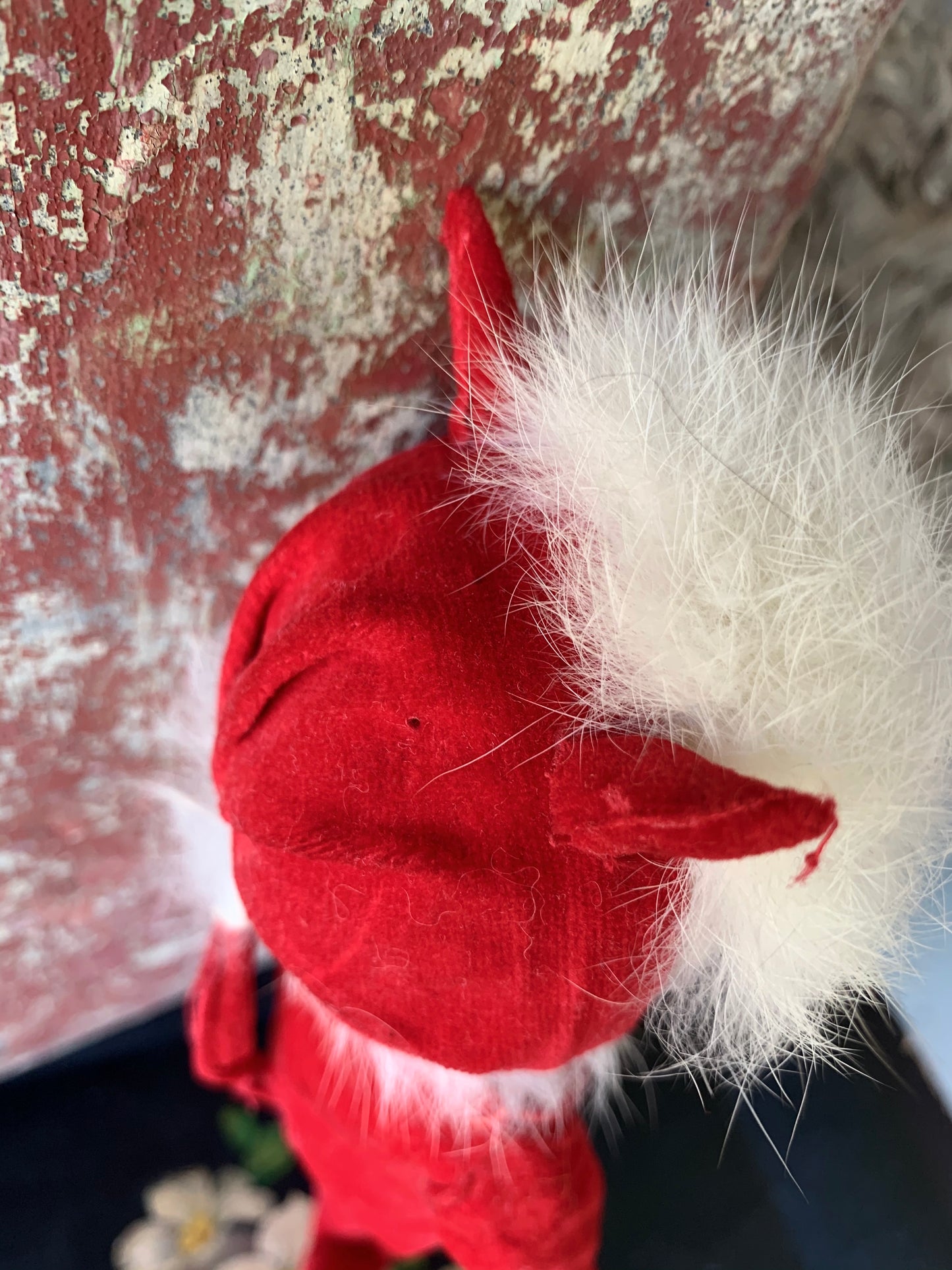 Vintage 60s Holiday Fair red devil pixie doll