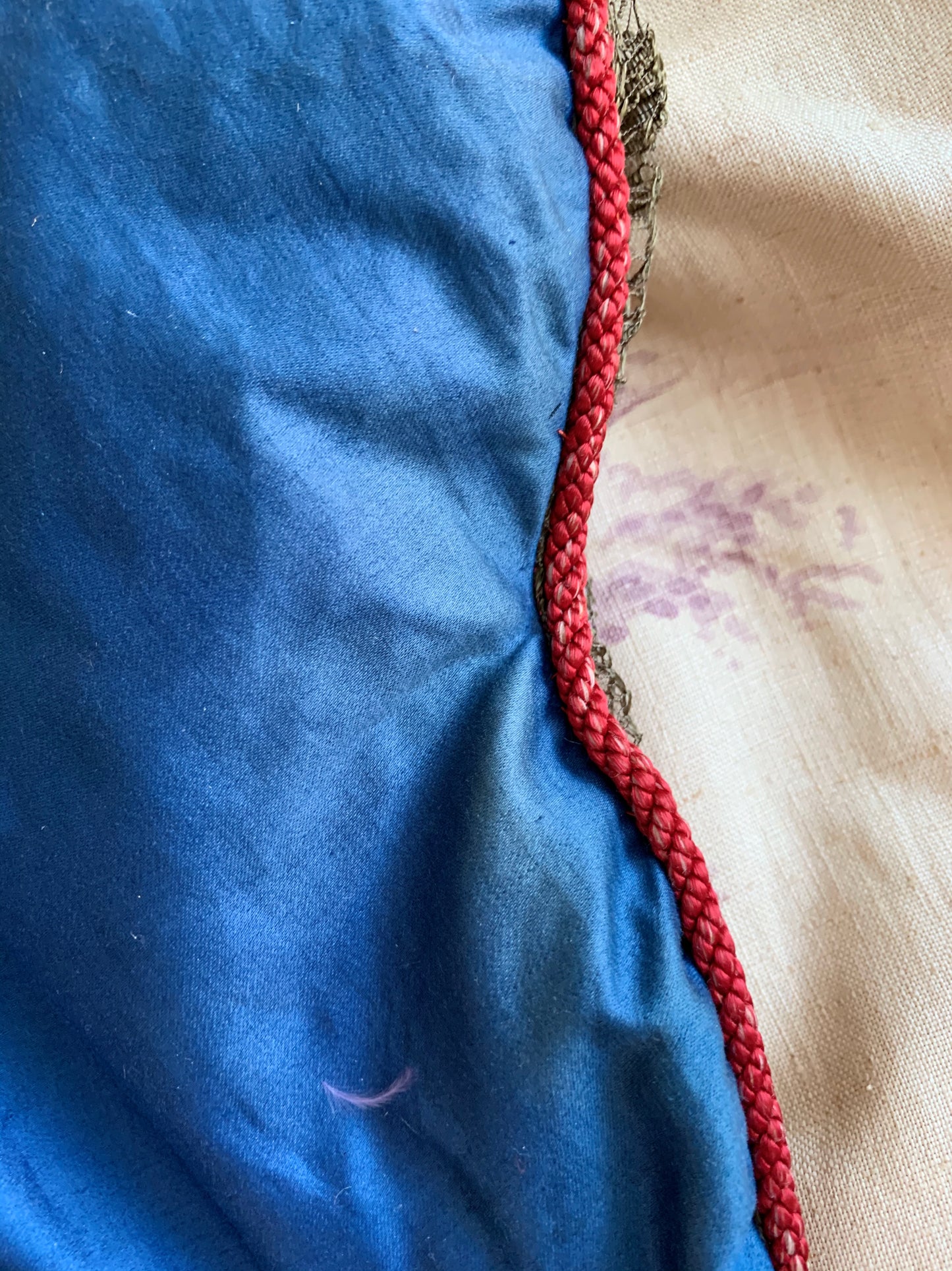 Vintage flapper boudoir doll face pillow