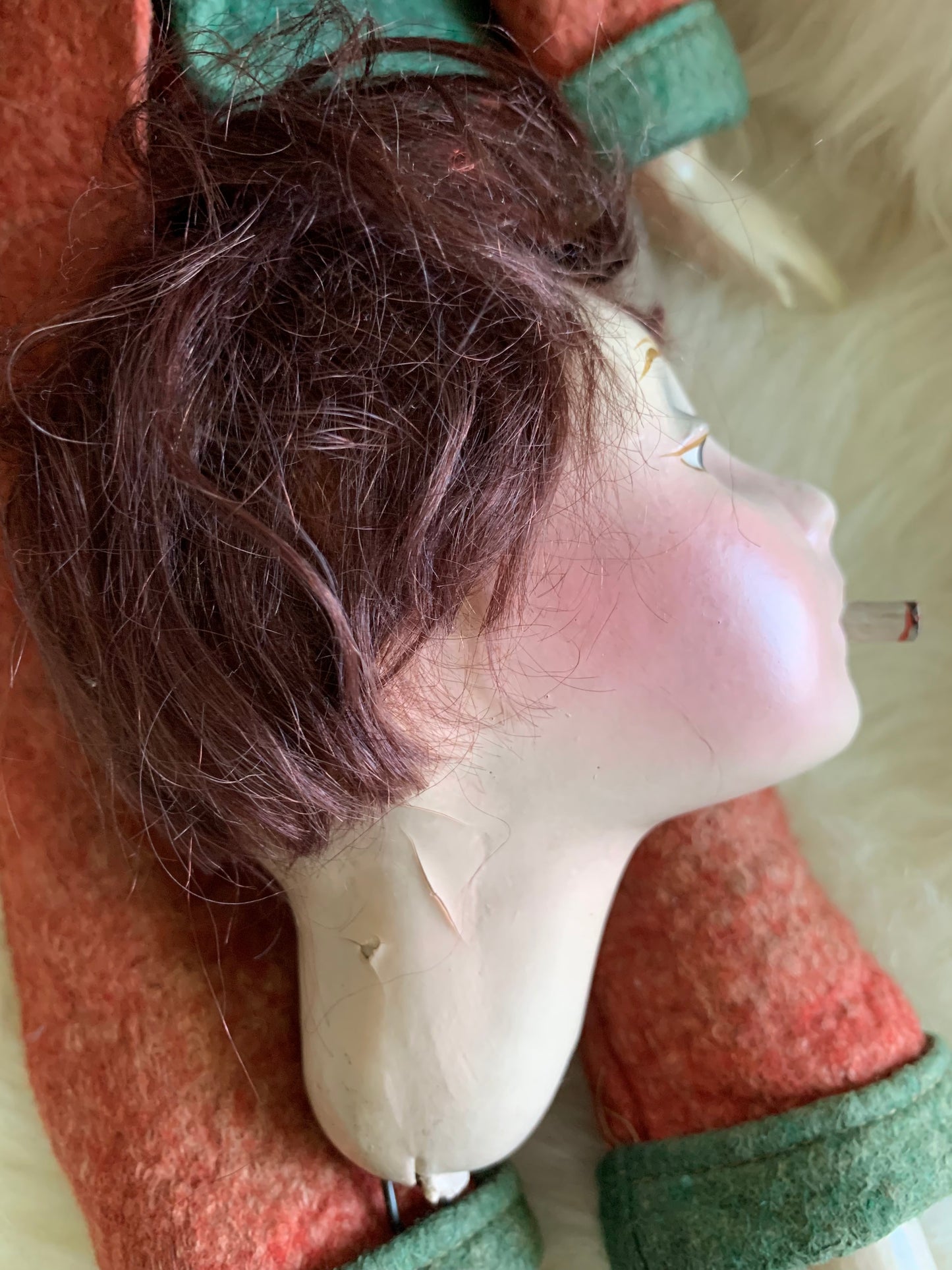 Vintage Cubeb smoker boudoir doll
