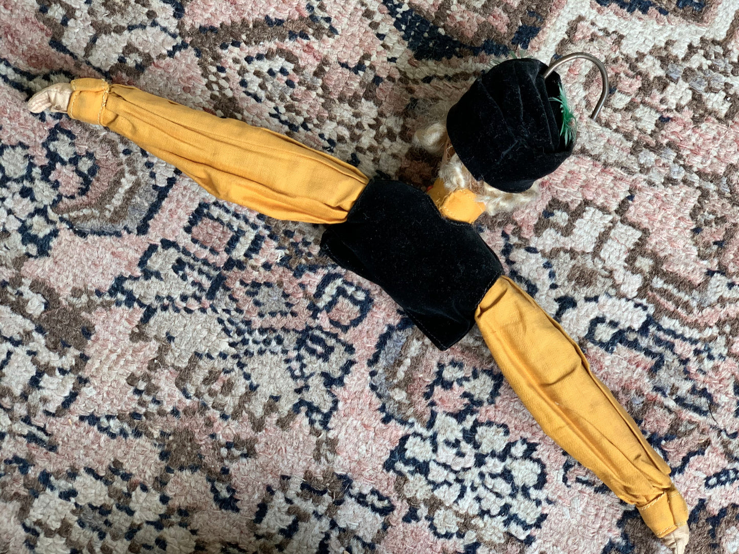 Vintage boudoir doll hanger