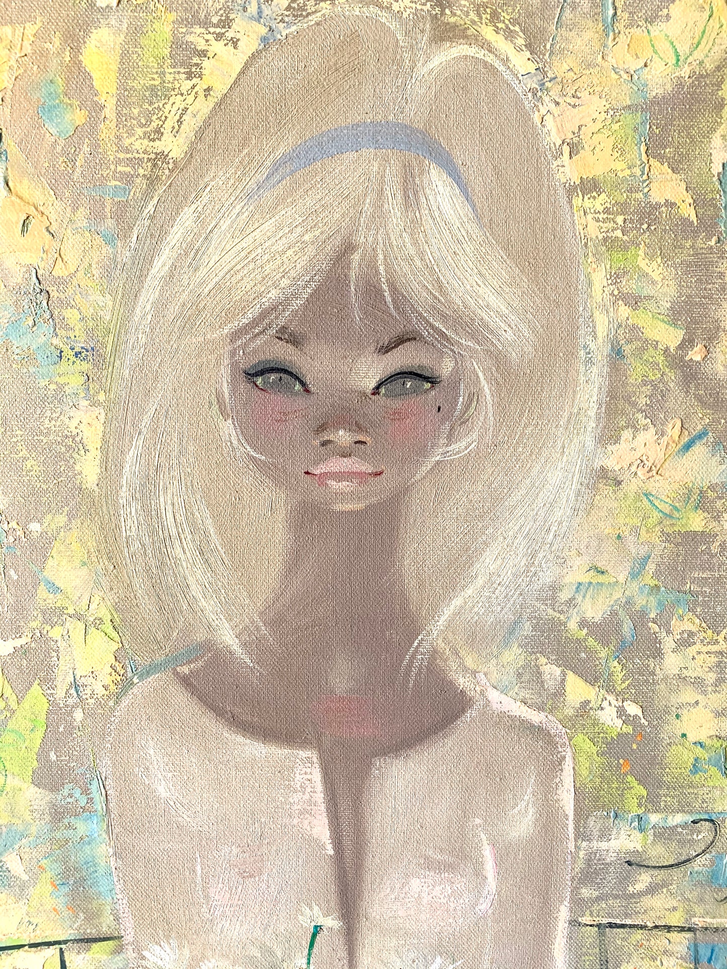 Vintage Igor Pantuhoff girl painting