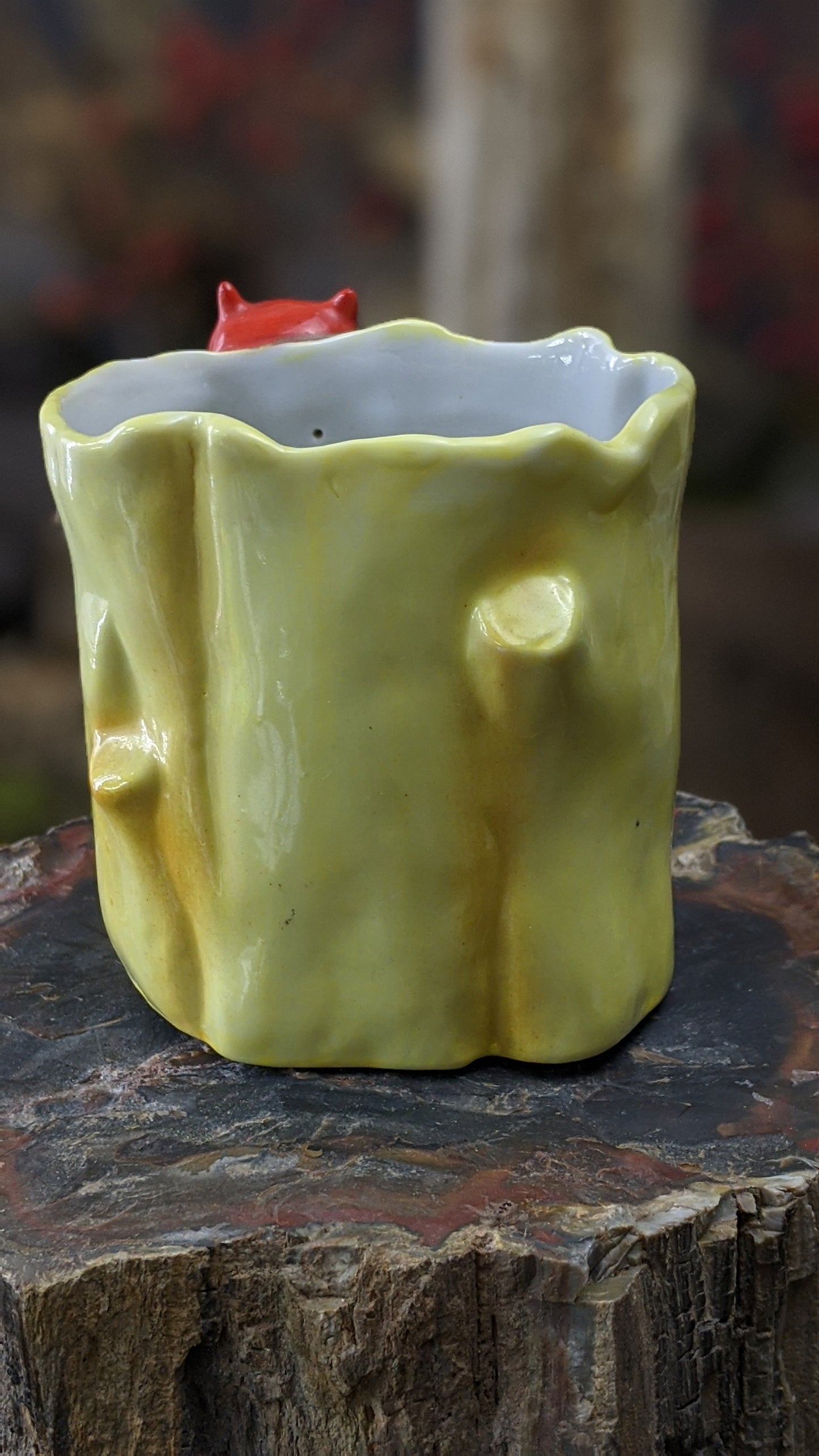 Vintage pixie devil planter