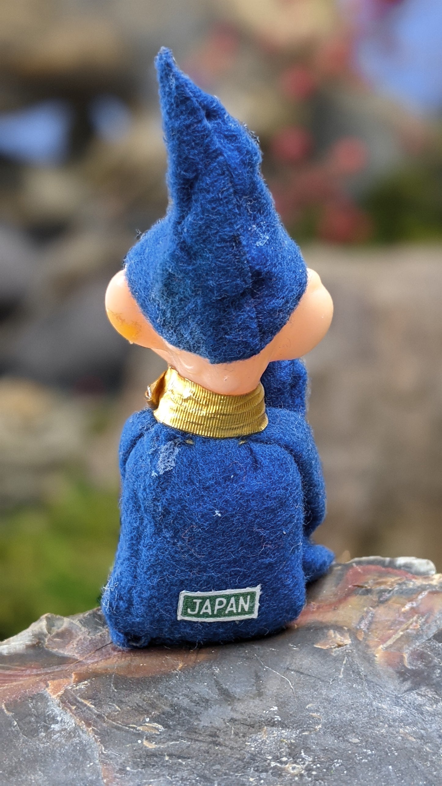 Vintage mini blue knee hugger elf