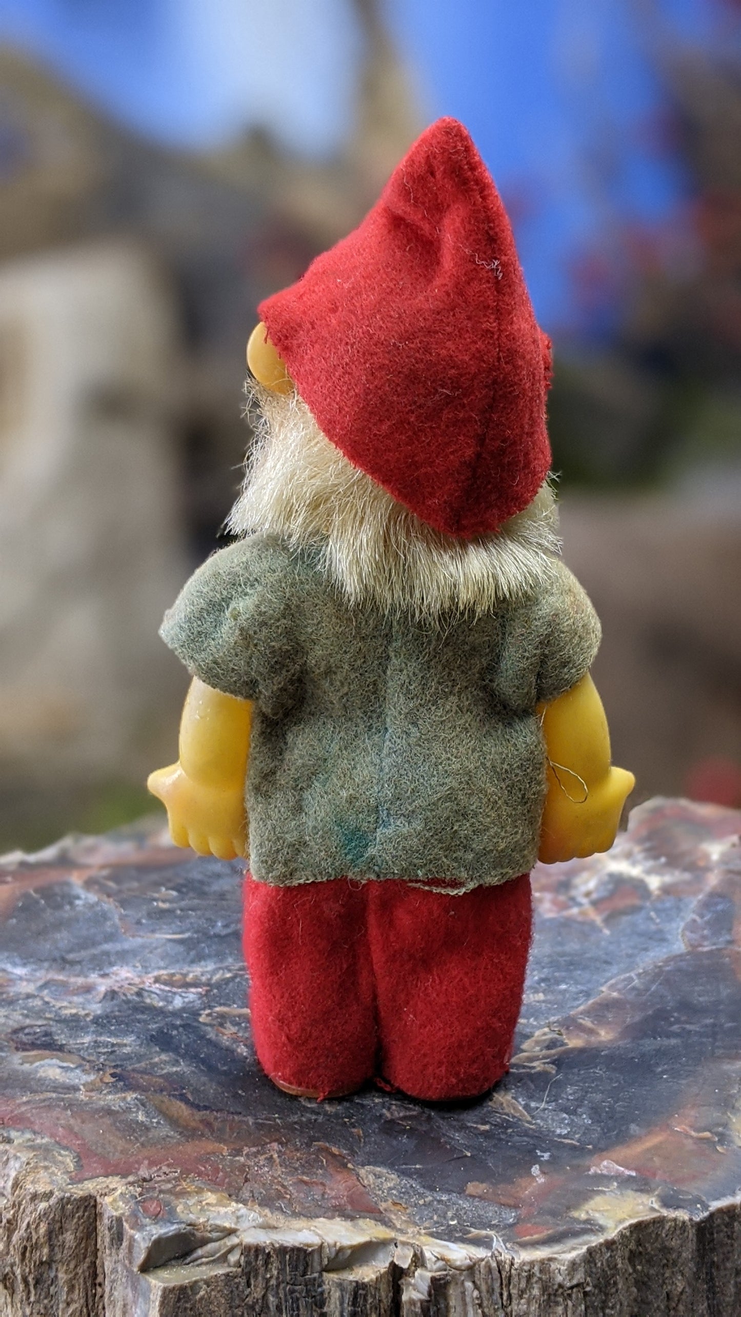 Vintage Christmas troll elf man figurine