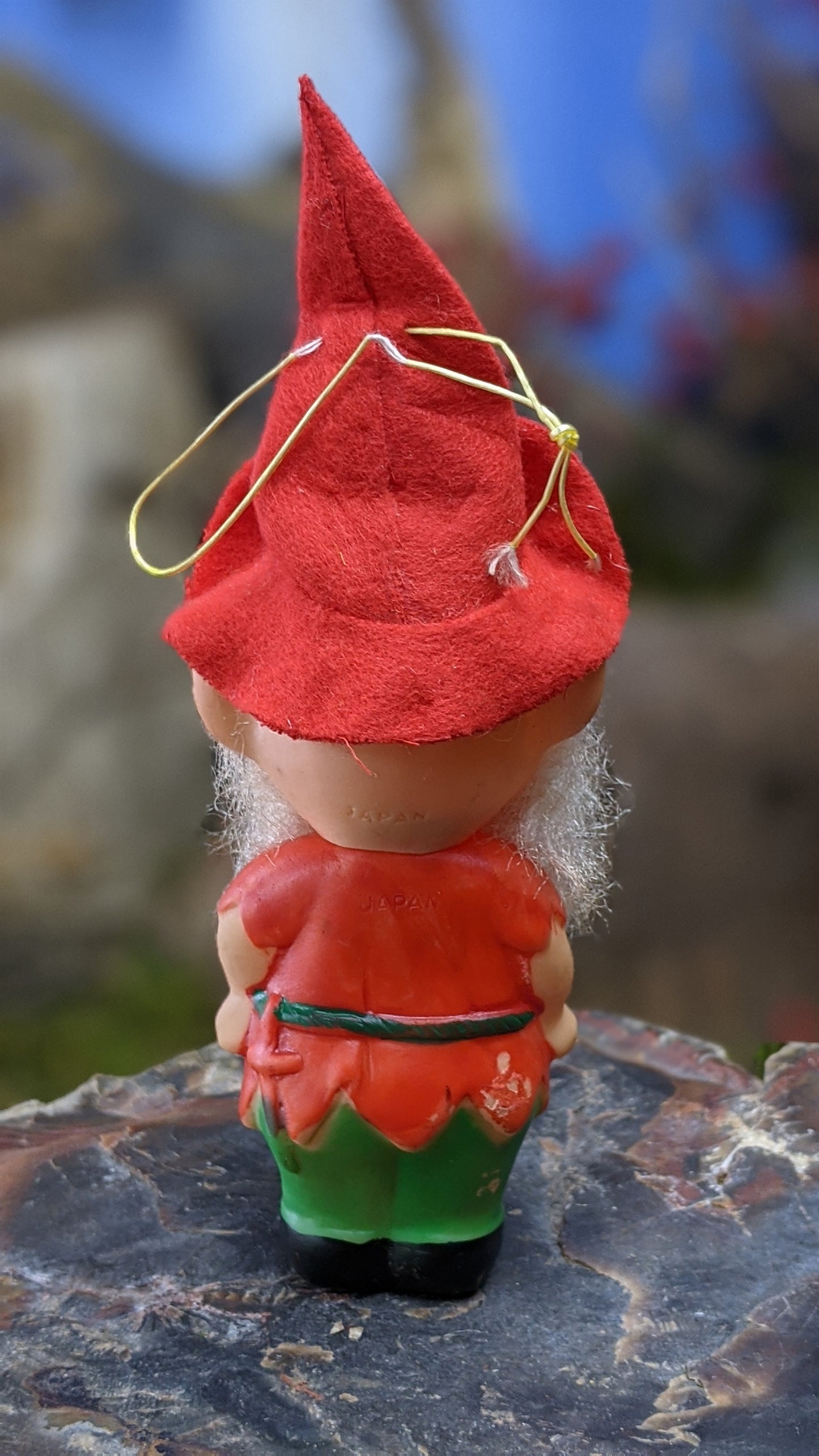 Vintage Santa beard pixie Christmas elf