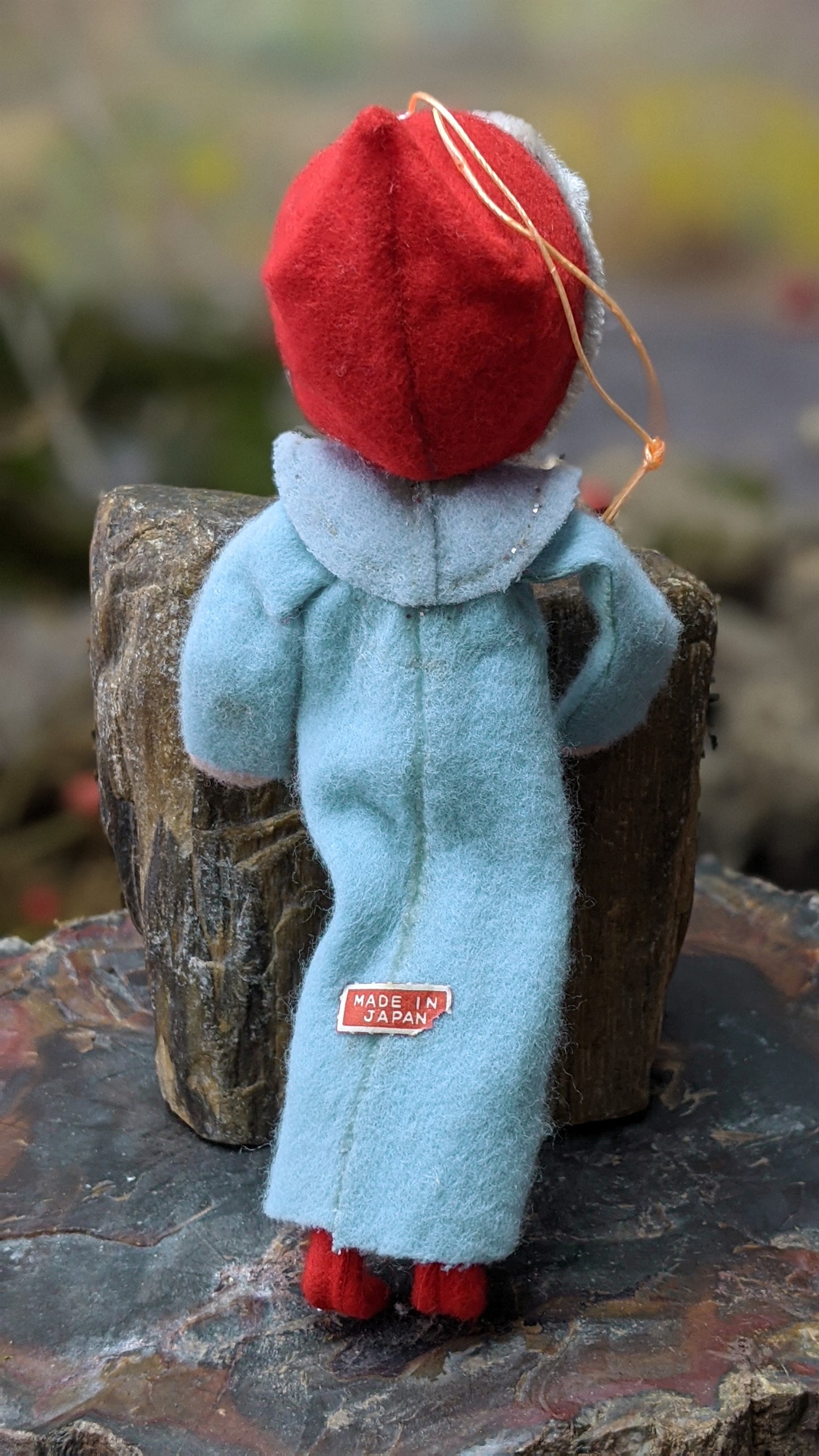 Vintage Christmas pose doll girl pixie