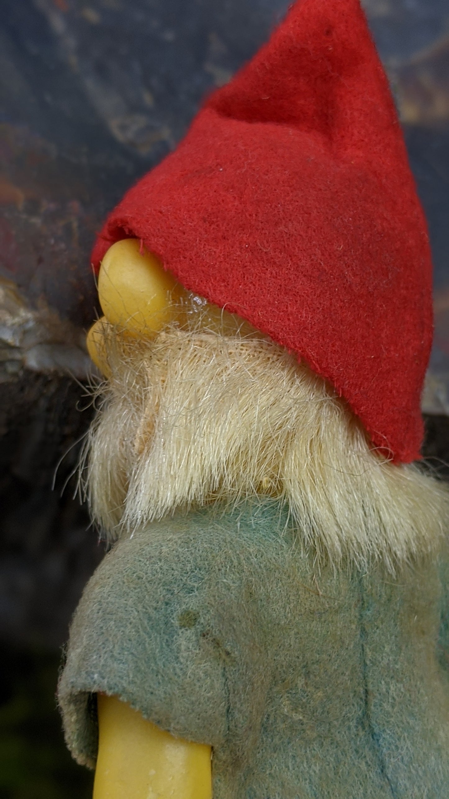 Vintage Christmas troll elf man figurine