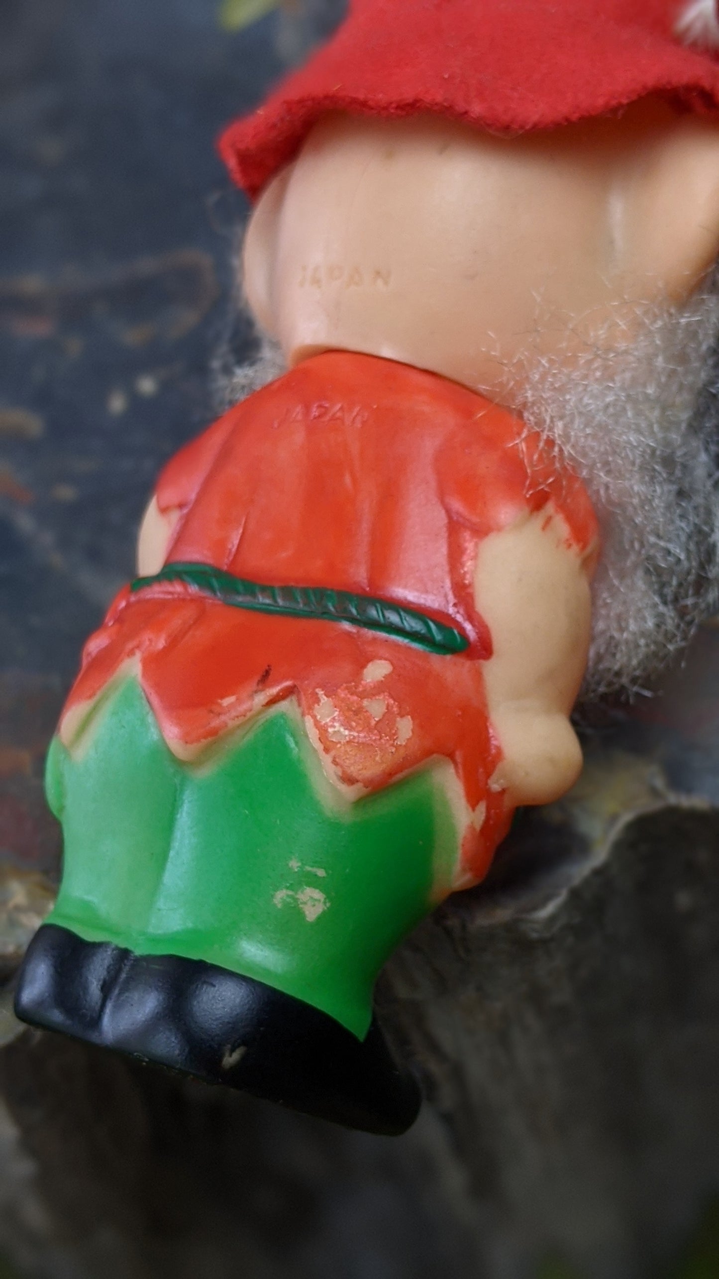 Vintage Santa beard pixie Christmas elf