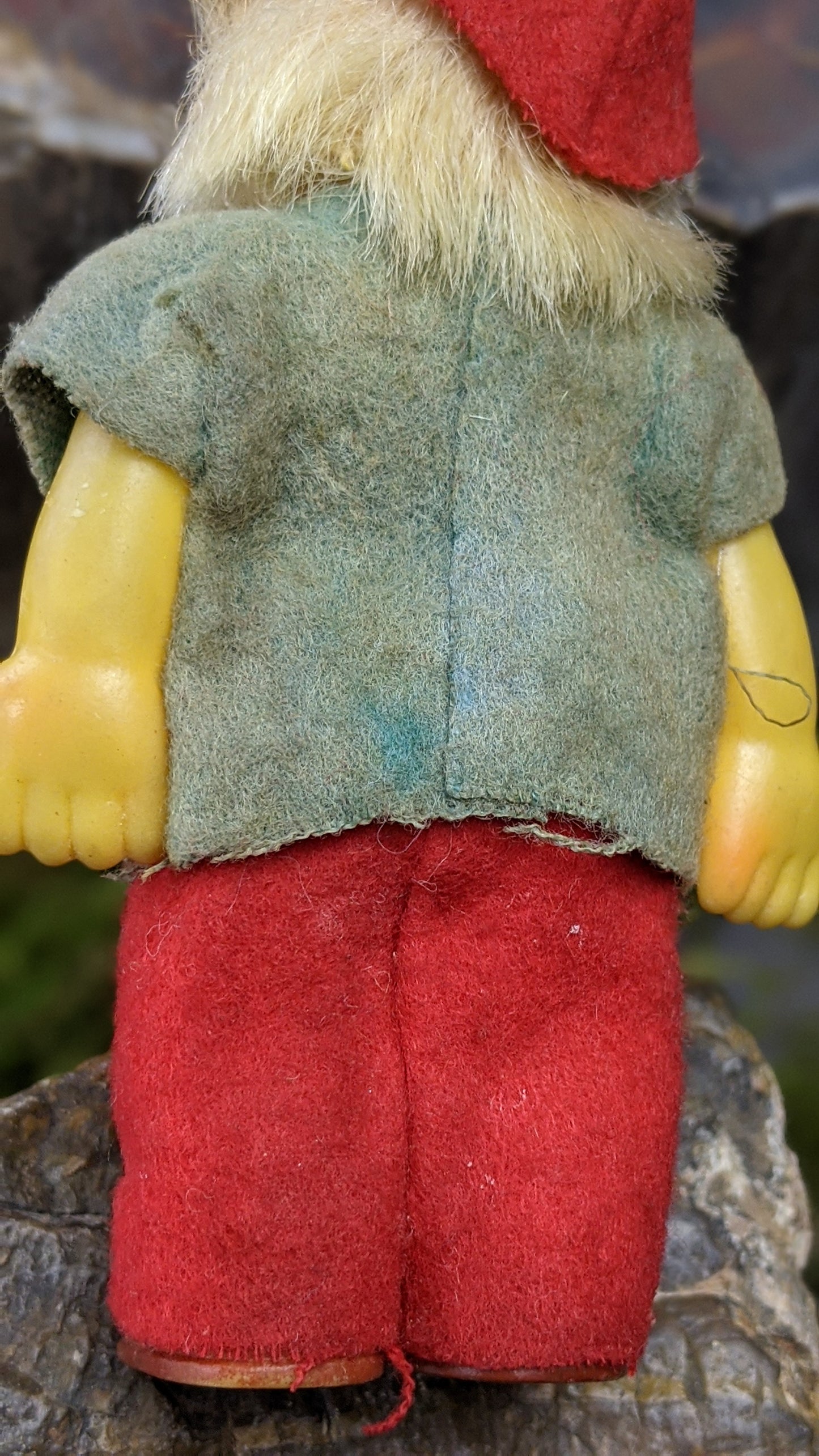 Vintage Christmas troll elf man figurine