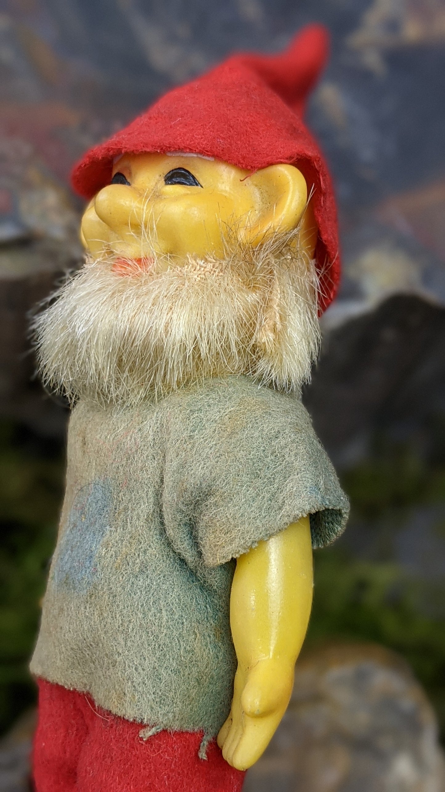 Vintage Christmas troll elf man figurine