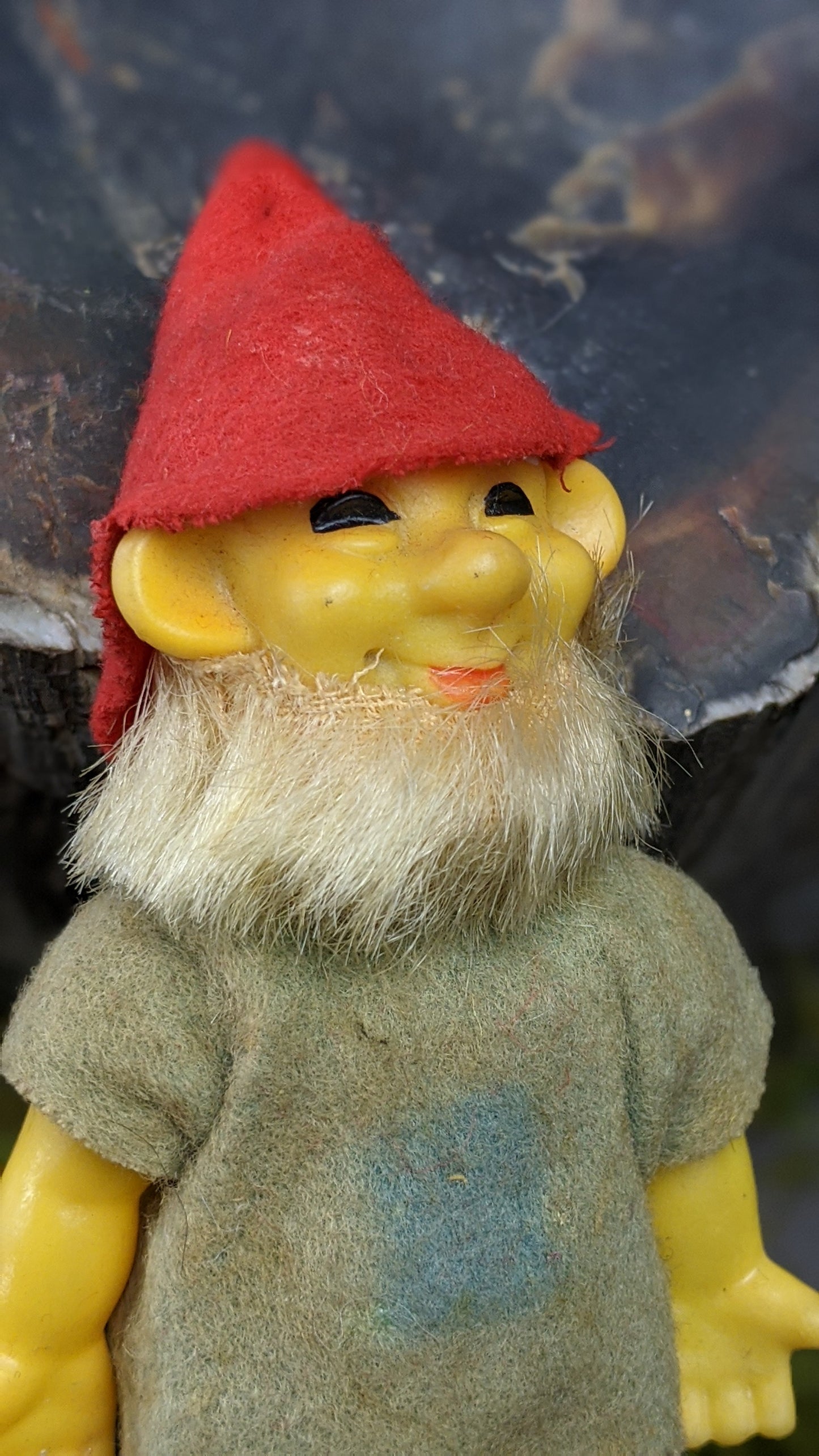 Vintage Christmas troll elf man figurine