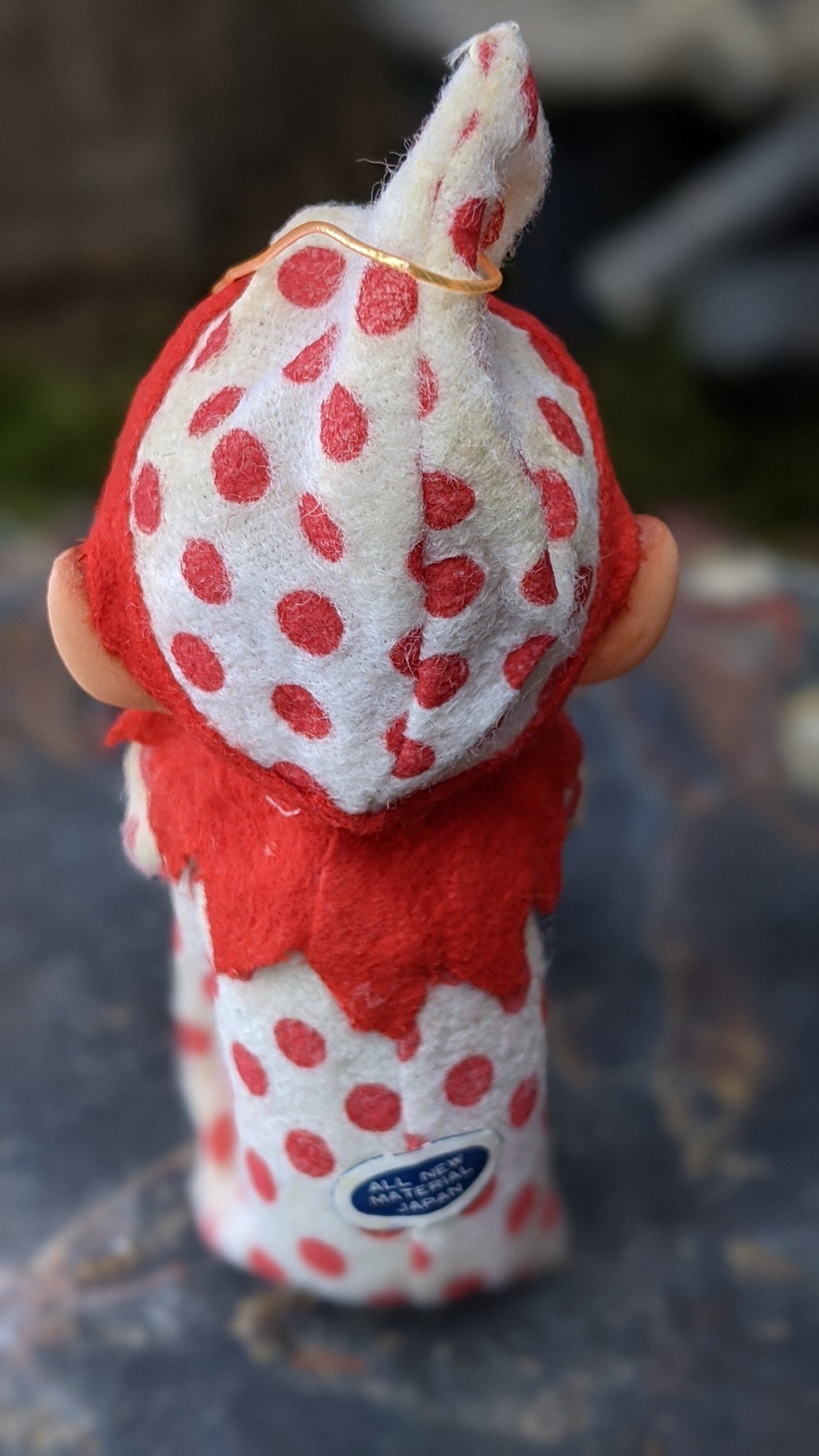 Vintage polka dot knee hugger elf pixie