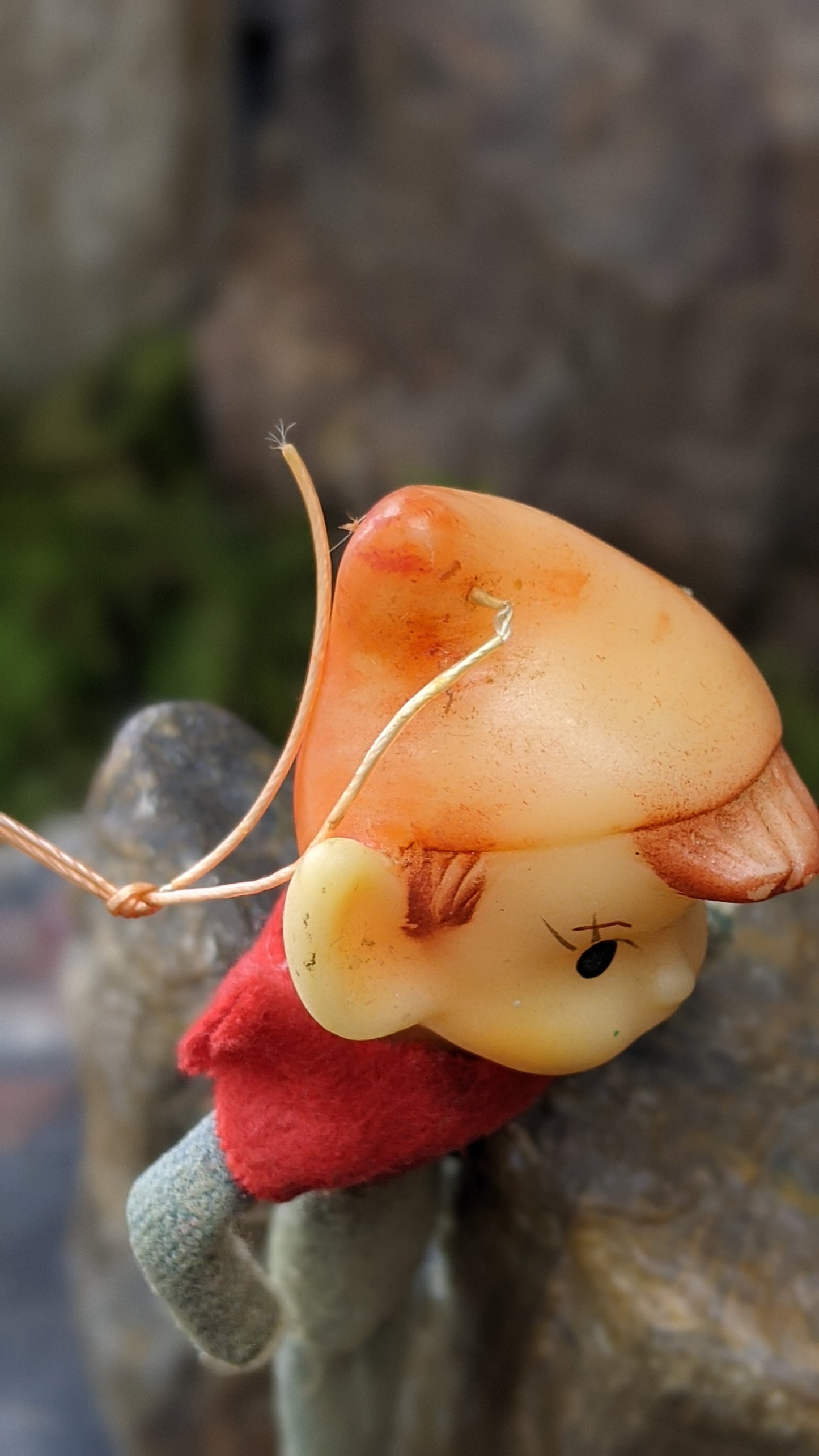 Vintage mini skinny Christmas elf