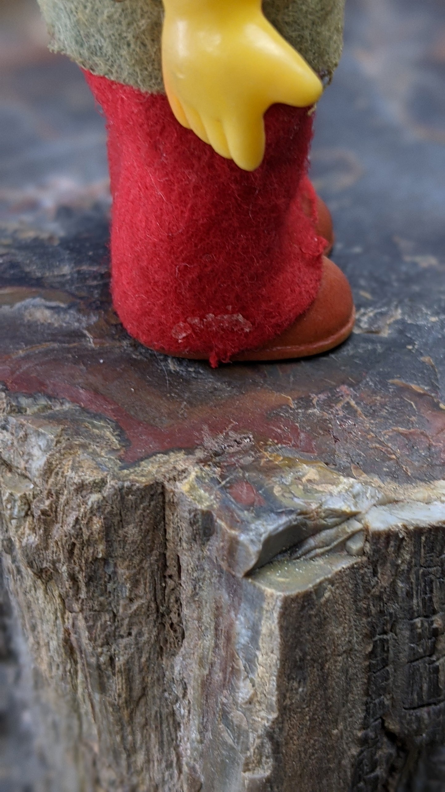 Vintage Christmas troll elf man figurine