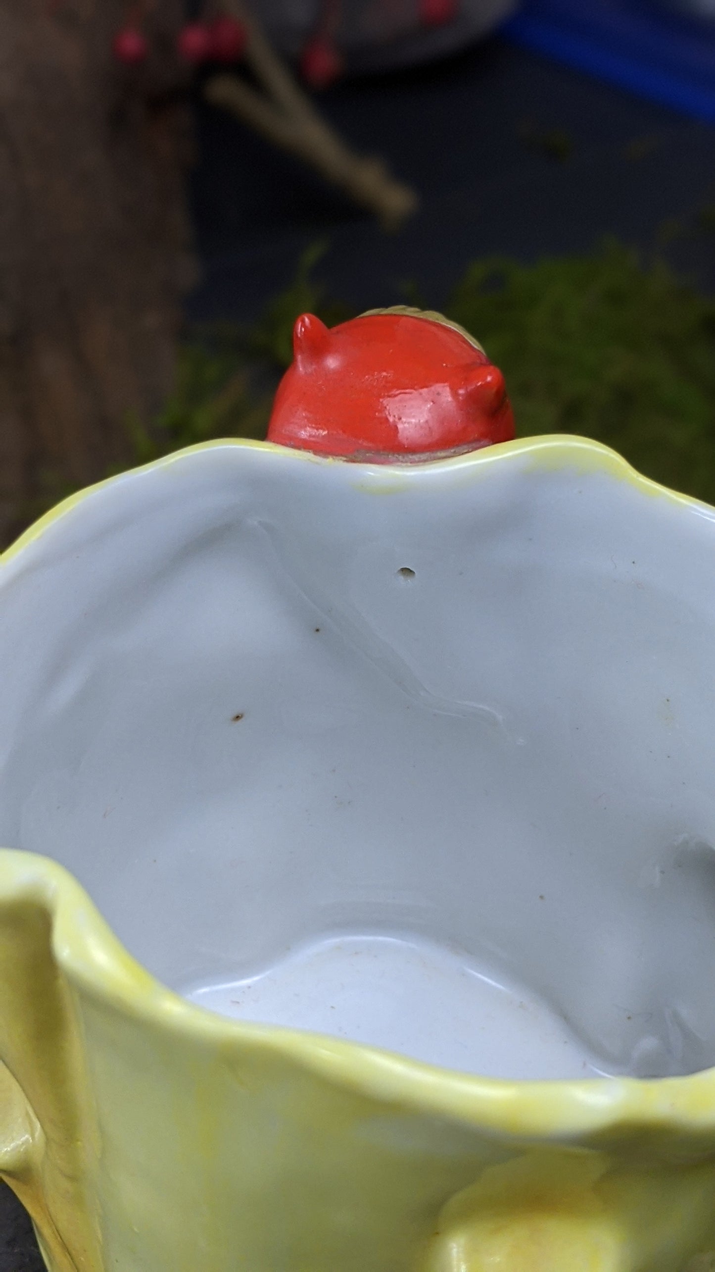 Vintage pixie devil planter