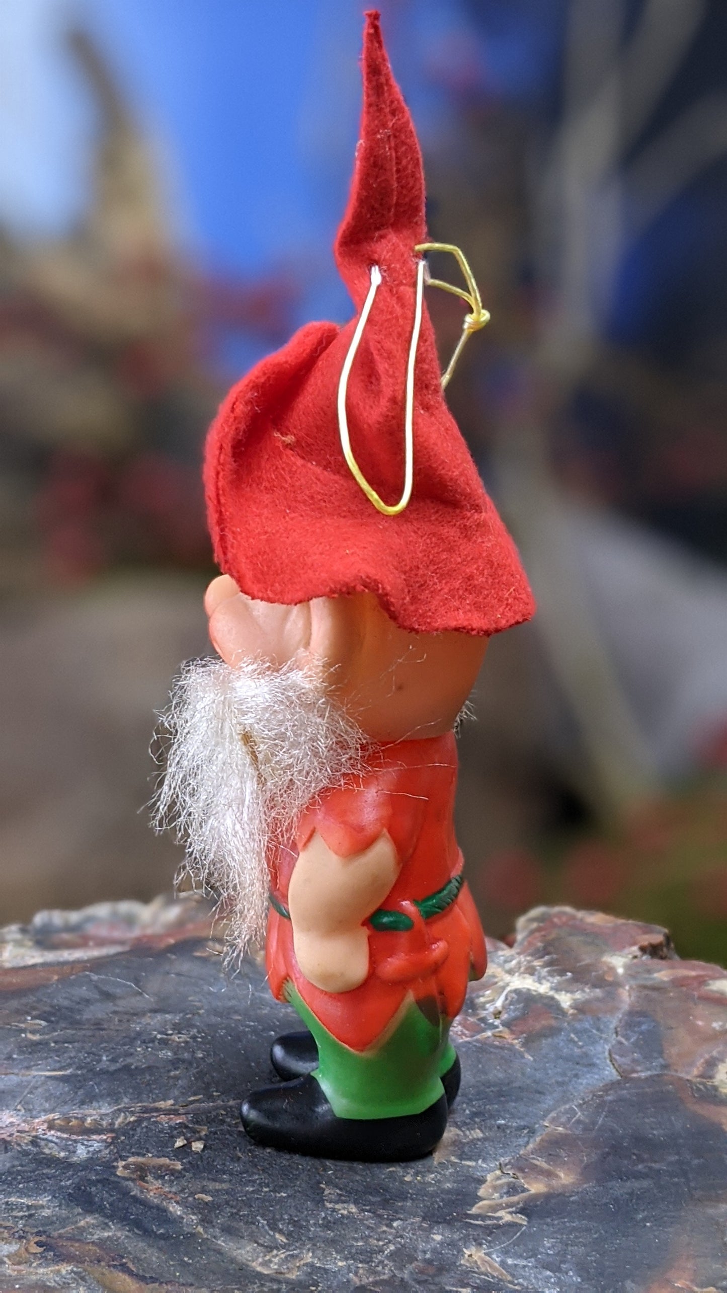 Vintage Santa beard pixie Christmas elf