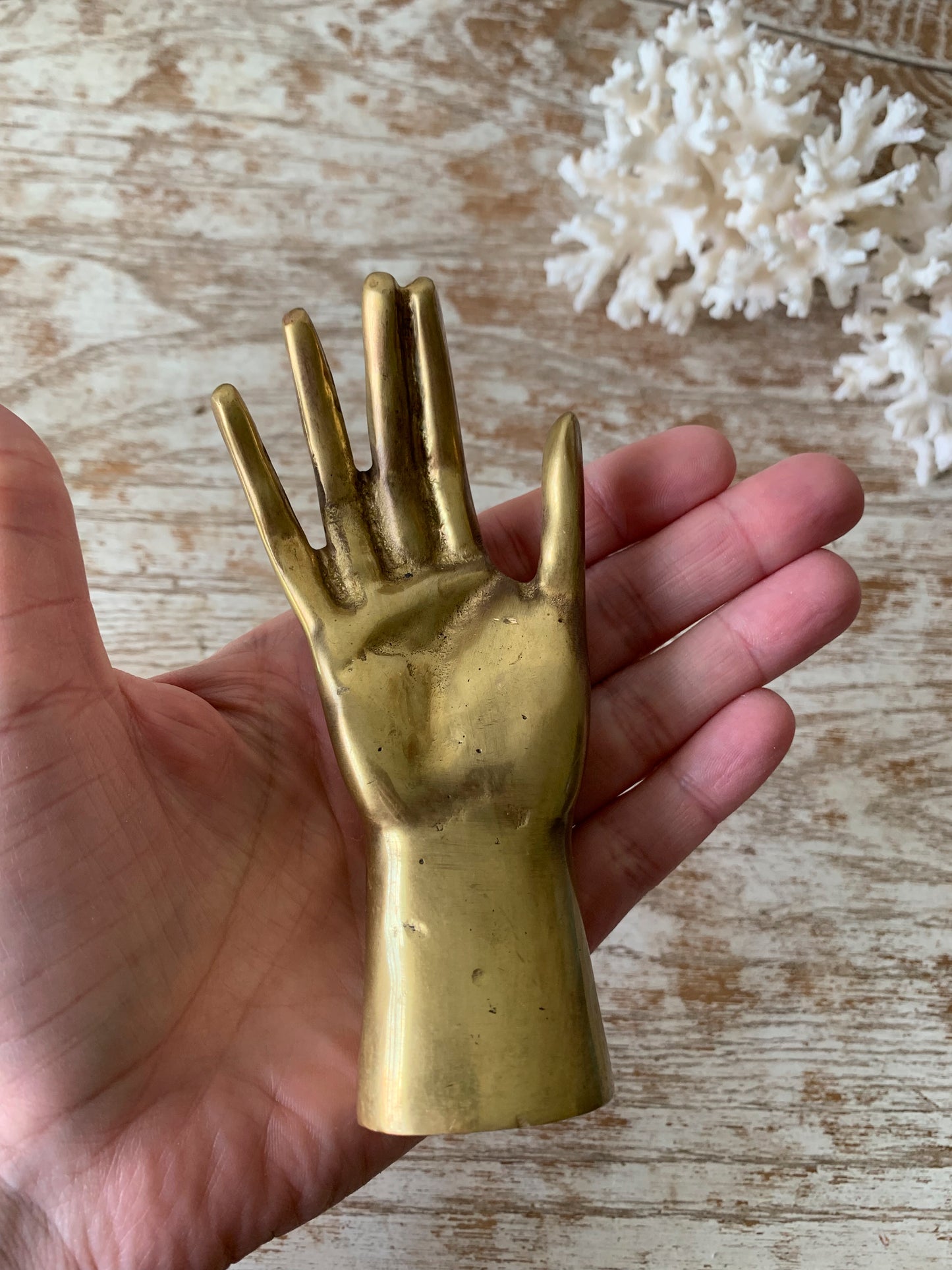 Kelly Wearstler signed hand statuette