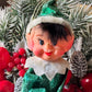 Vintage knee hugger Christmas elf pixie