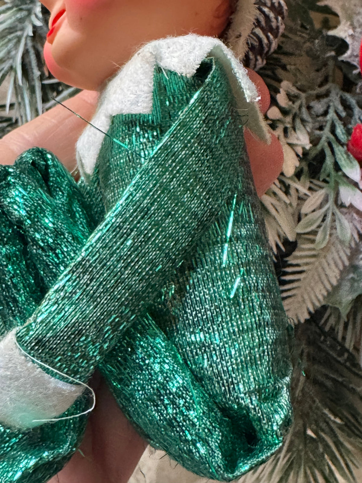 Vintage knee hugger Christmas elf pixie
