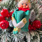 Vintage knee hugger Christmas elf pixie Japan