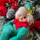 Vintage knee hugger Christmas elf pixie Japan