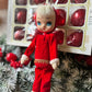 Vintage Holiday Fair Christmas pixie doll decoration Japan Santa elf