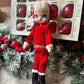 Vintage Holiday Fair Christmas pixie doll decoration Japan Santa elf