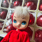 Vintage Holiday Fair Christmas pixie doll decoration Japan Santa elf