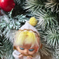 Vintage Christmas angel ornament Japan pixie bell