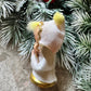 Vintage Christmas angel ornament Japan pixie bell