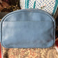J Crew blue leather Devon bag