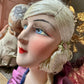 Antique French boudoir bed doll