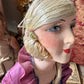 Antique French boudoir bed doll