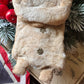 Antique Christmas Santa cotton batting decoration