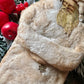 Antique Christmas Santa cotton batting decoration