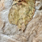 Antique Christmas Santa cotton batting decoration