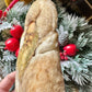 Antique Christmas Santa cotton batting decoration
