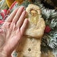 Antique Christmas Santa cotton batting decoration