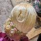 Antique French boudoir bed doll