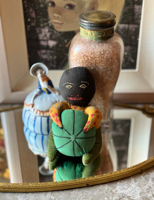 Vintage handmade stuffed pincushion