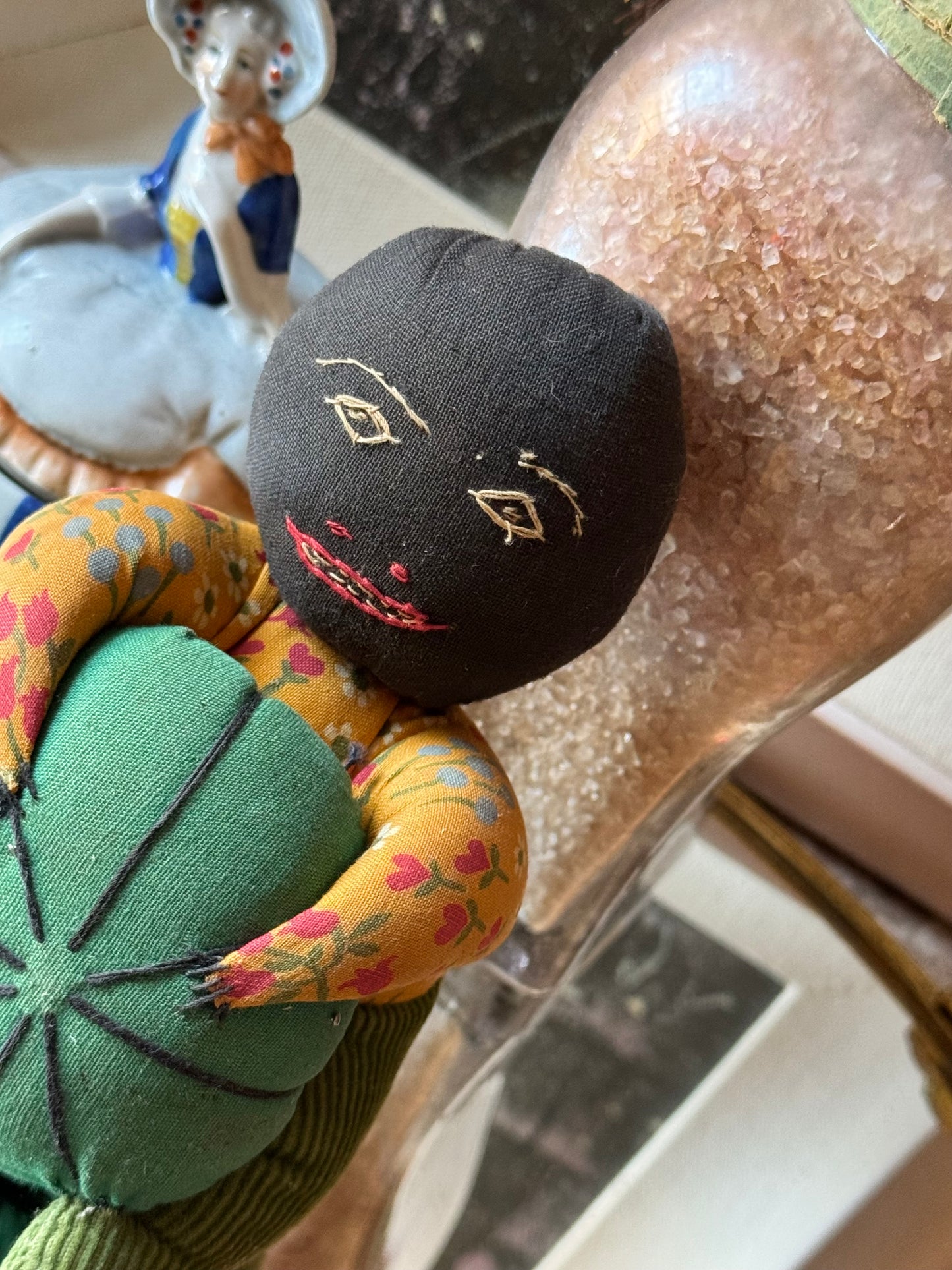 Vintage handmade stuffed pincushion