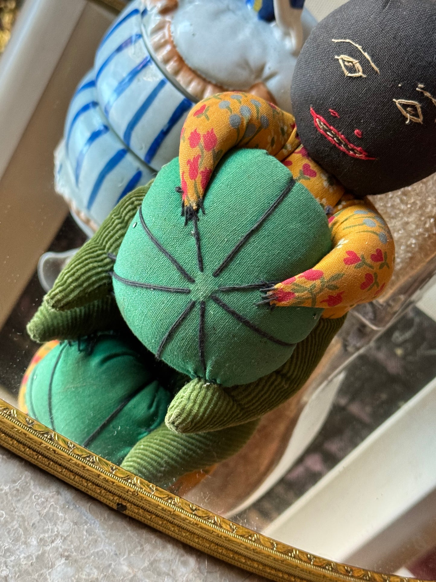 Vintage handmade stuffed pincushion