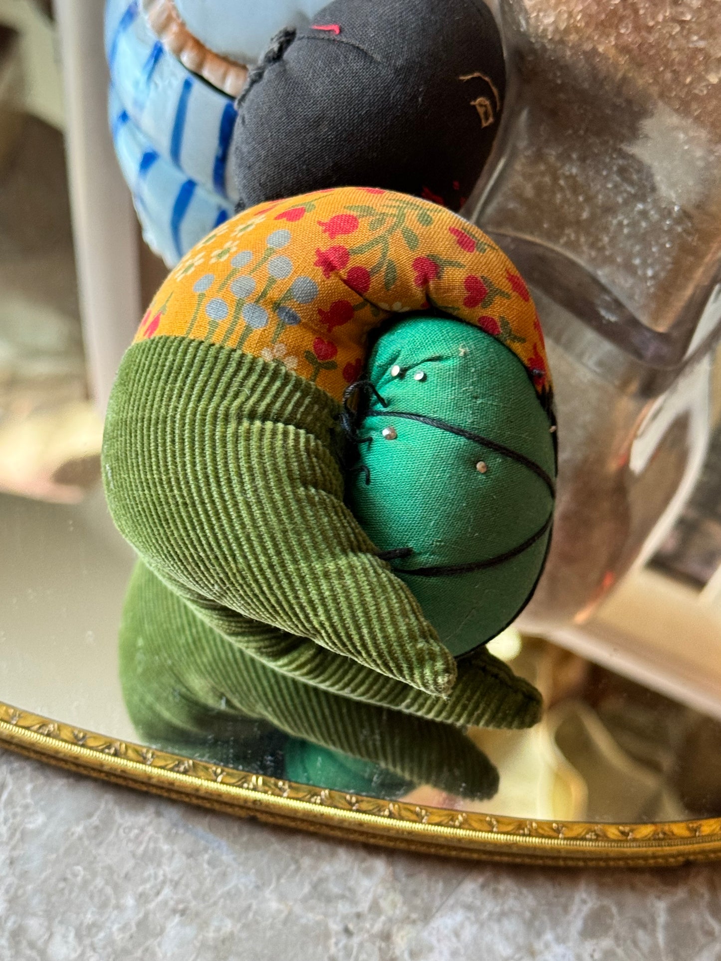 Vintage handmade stuffed pincushion