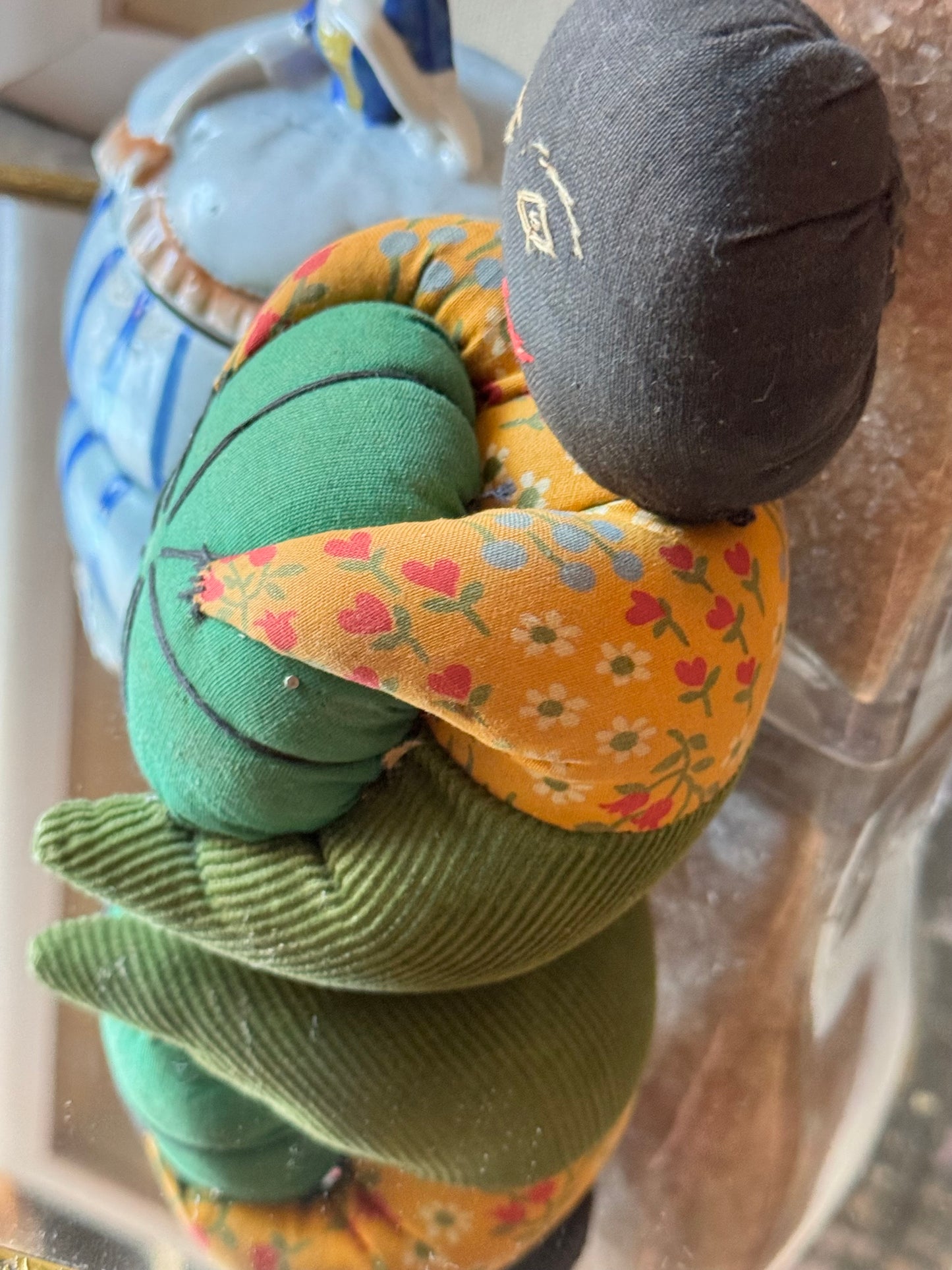 Vintage handmade stuffed pincushion