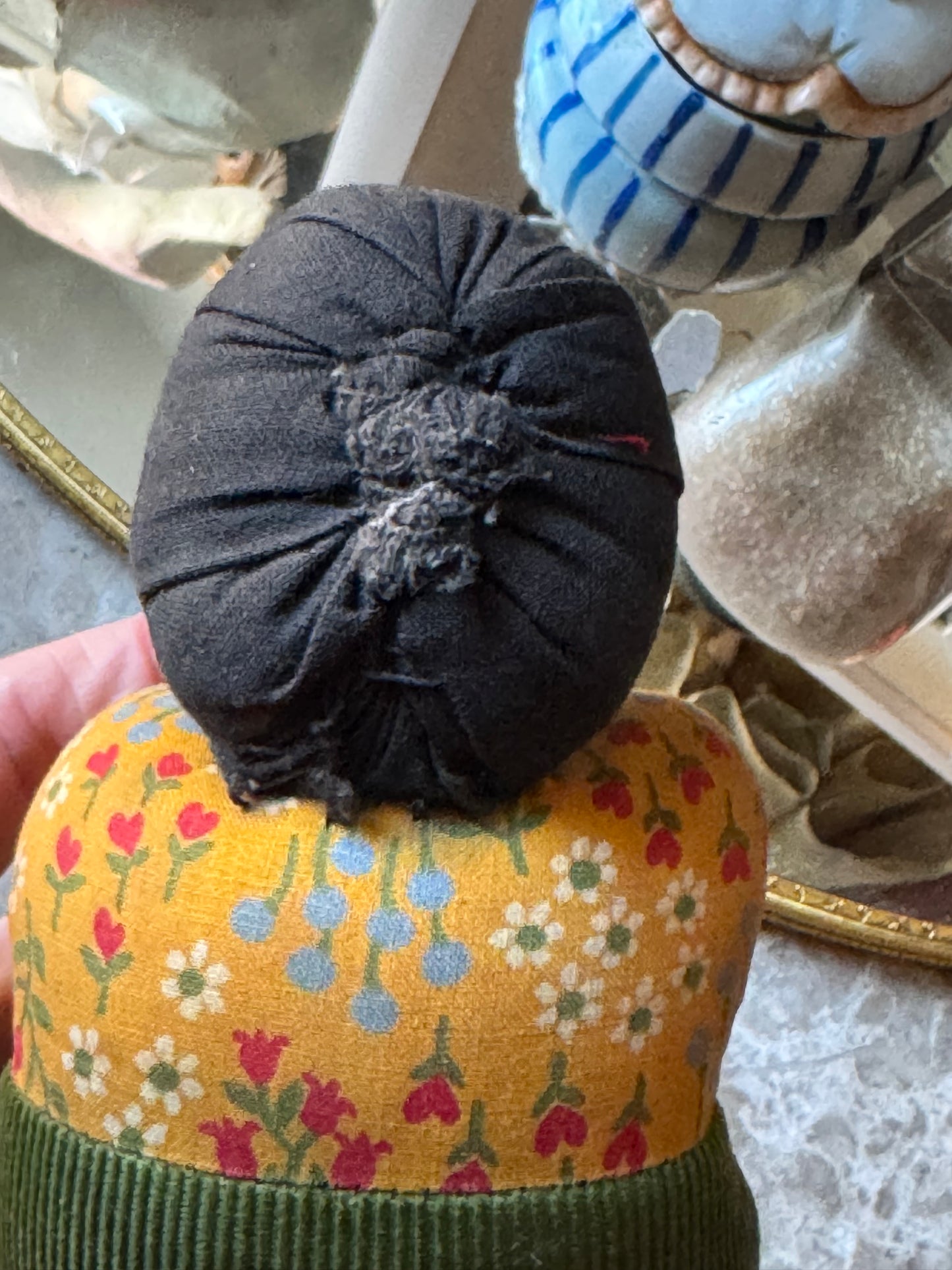 Vintage handmade stuffed pincushion
